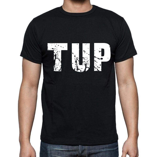 Tup Men T Shirts Short Sleeve T Shirts Men Tee Shirts For Men Cotton Black 3 Letters - Casual