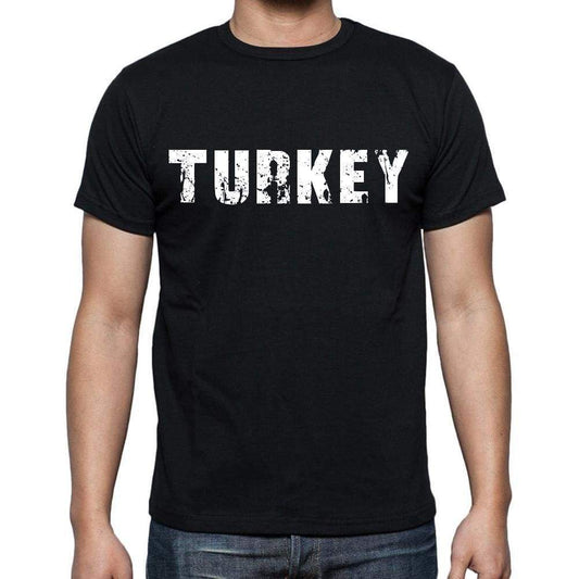 Turkey T-Shirt For Men Short Sleeve Round Neck Black T Shirt For Men - T-Shirt