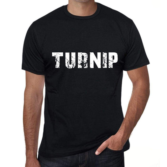 Turnip Mens Vintage T Shirt Black Birthday Gift 00554 - Black / Xs - Casual