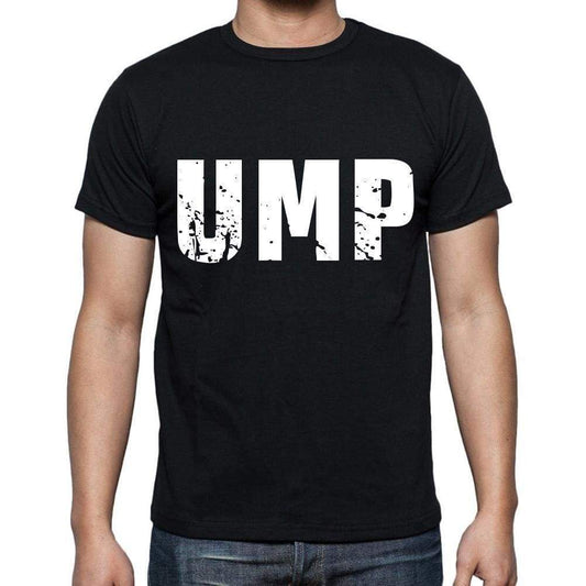 Ump Men T Shirts Short Sleeve T Shirts Men Tee Shirts For Men Cotton Black 3 Letters - Casual