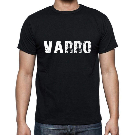 varro Men's Short Sleeve Round Neck T-shirt , 5 letters Black , word 00006 - Ultrabasic