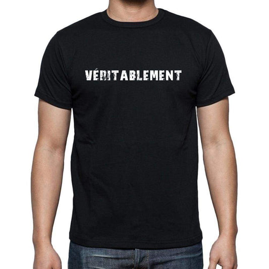 Véritablement French Dictionary Mens Short Sleeve Round Neck T-Shirt 00009 - Casual