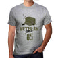 Veteran Since 85 Mens T-Shirt Grey Birthday Gift 00435 - Grey / S - Casual