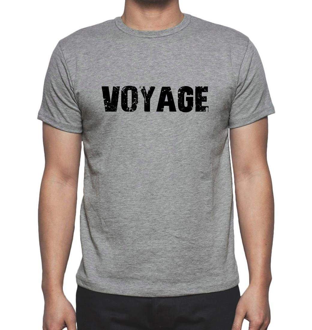 Voyage Grey Mens Short Sleeve Round Neck T-Shirt 00018 - Grey / S - Casual