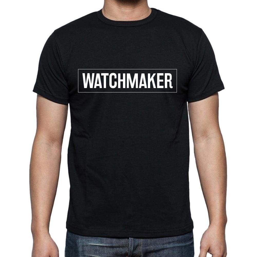 Watchmaker T Shirt Mens T-Shirt Occupation S Size Black Cotton - T-Shirt