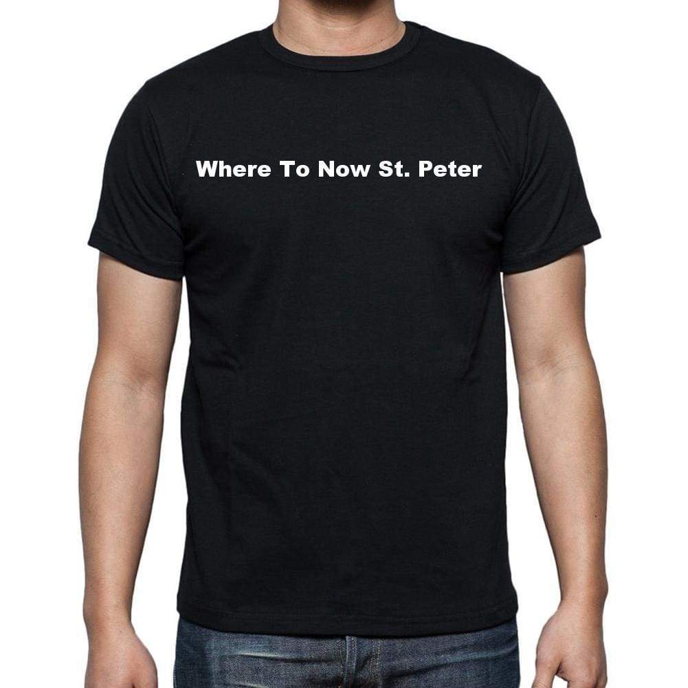 Where To Now St. Peter Mens Short Sleeve Round Neck T-Shirt - Casual
