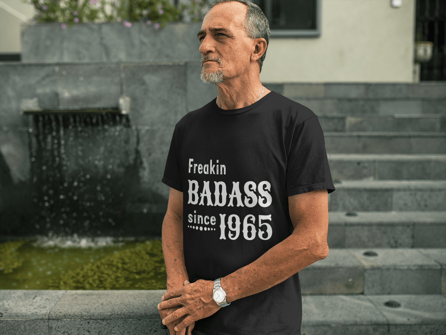 Freakin Badass Since 1995 Men's T-shirt Black Birthday Gift 00393