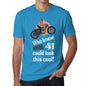 Who Knew 41 Could Look This Cool Mens T-Shirt Blue Birthday Gift 00472 - Blue / Xs - Casual