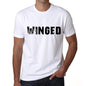 Winged Mens T Shirt White Birthday Gift 00552 - White / Xs - Casual