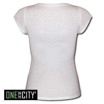 Womens T-Shirt One In The City Night And Day Short-Sleeve Top