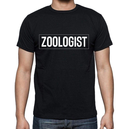 Zoologist T Shirt Mens T-Shirt Occupation S Size Black Cotton - T-Shirt